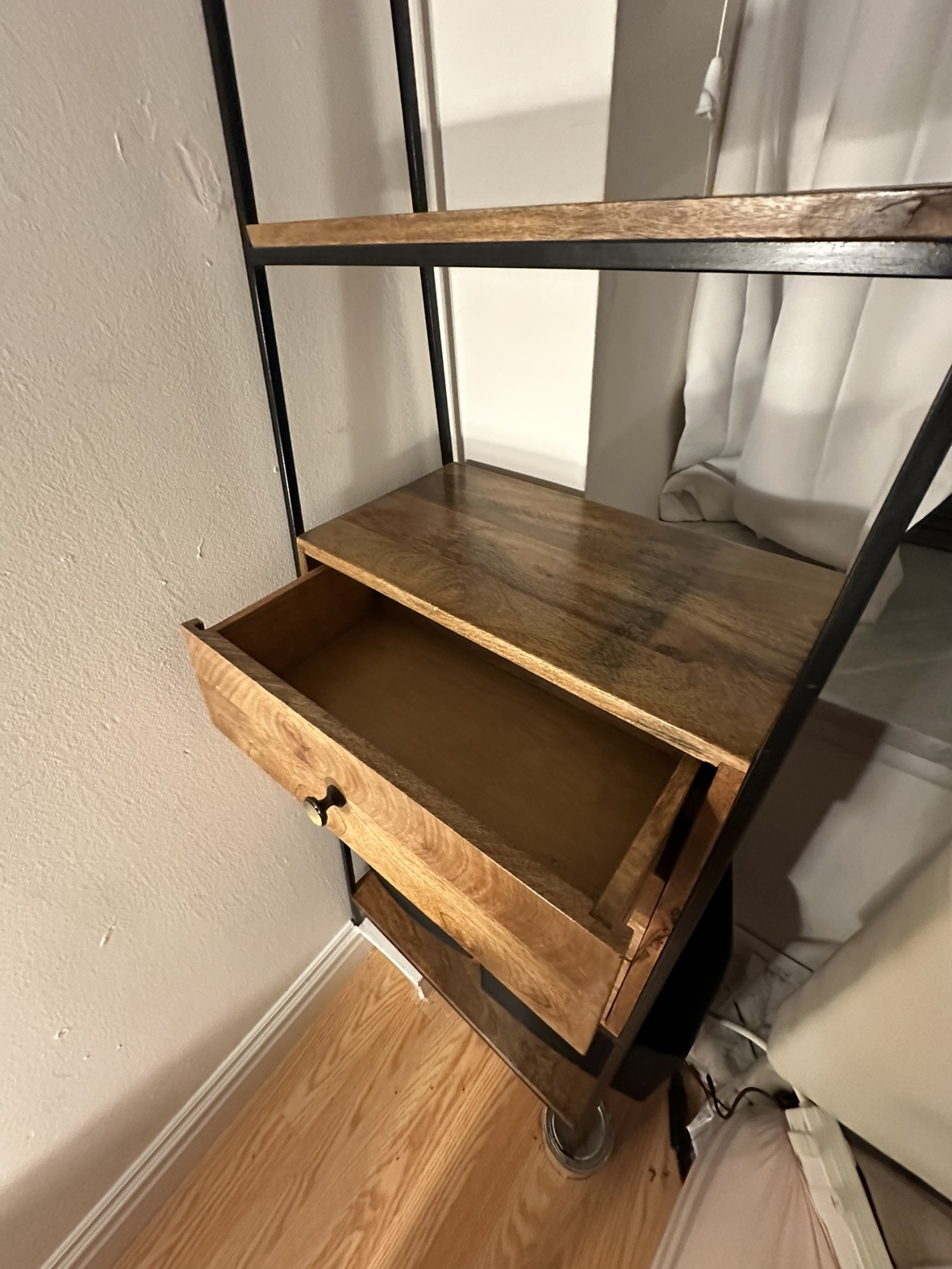Metal & Wood Shelf/Storage - photo 2