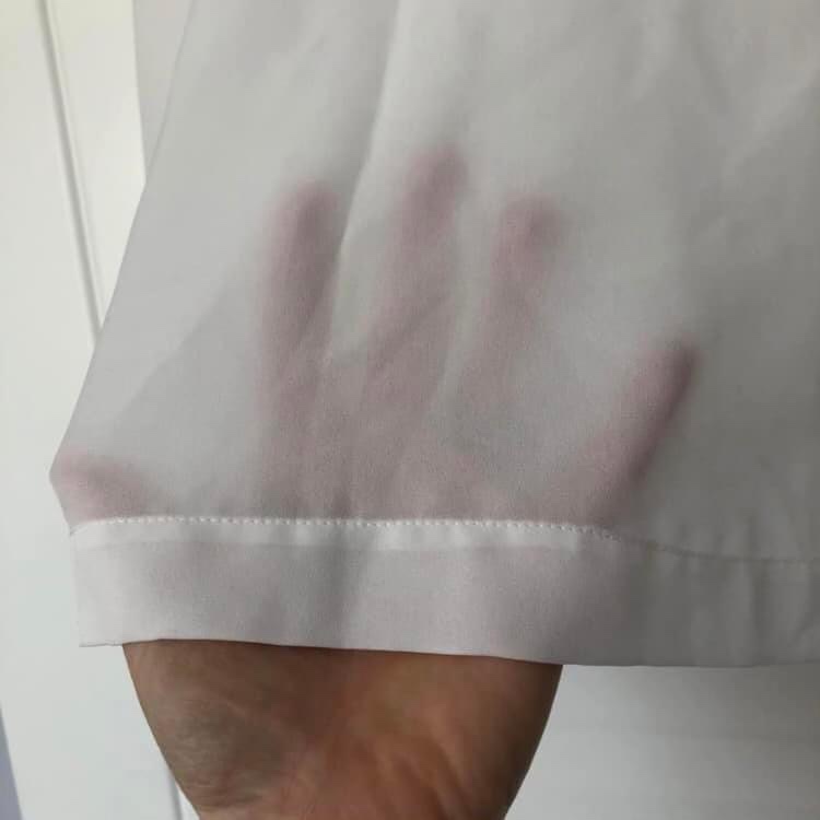 Guess White Cold Shoulder Sheer Blouse Small image indicator(4)