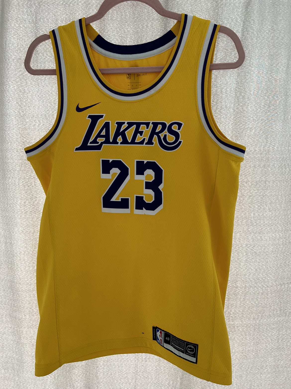 Men’s Lakers Small Basketball Jersey thumbnail