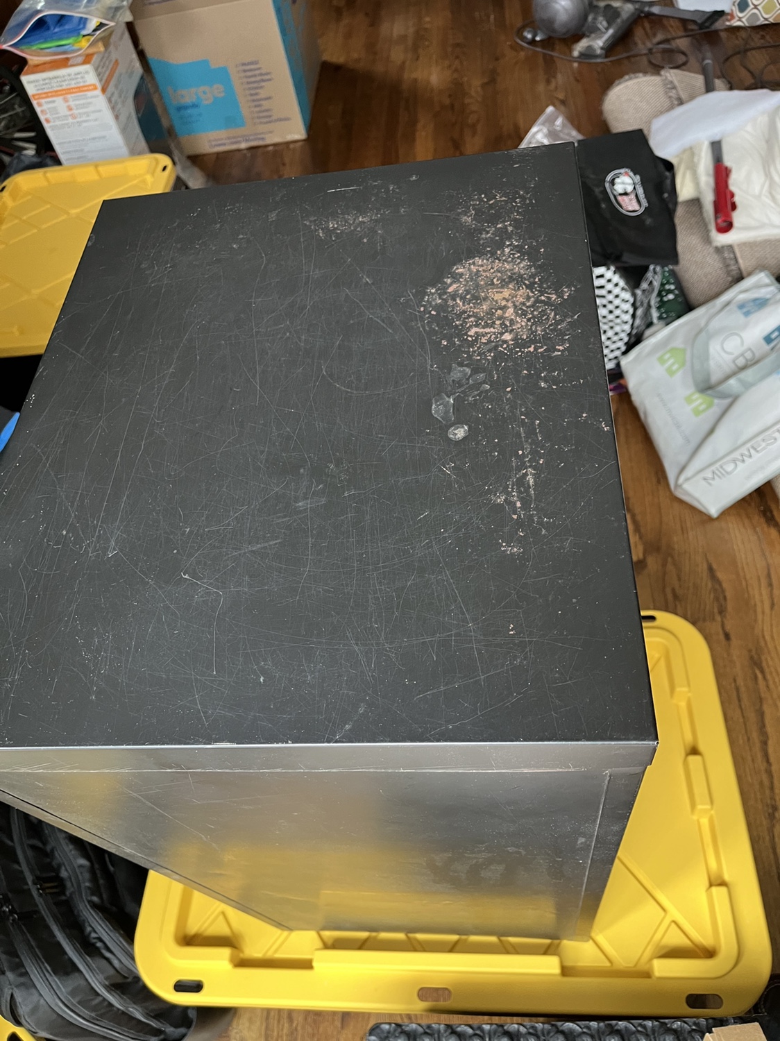 Black Metal File Cabinet - photo 2