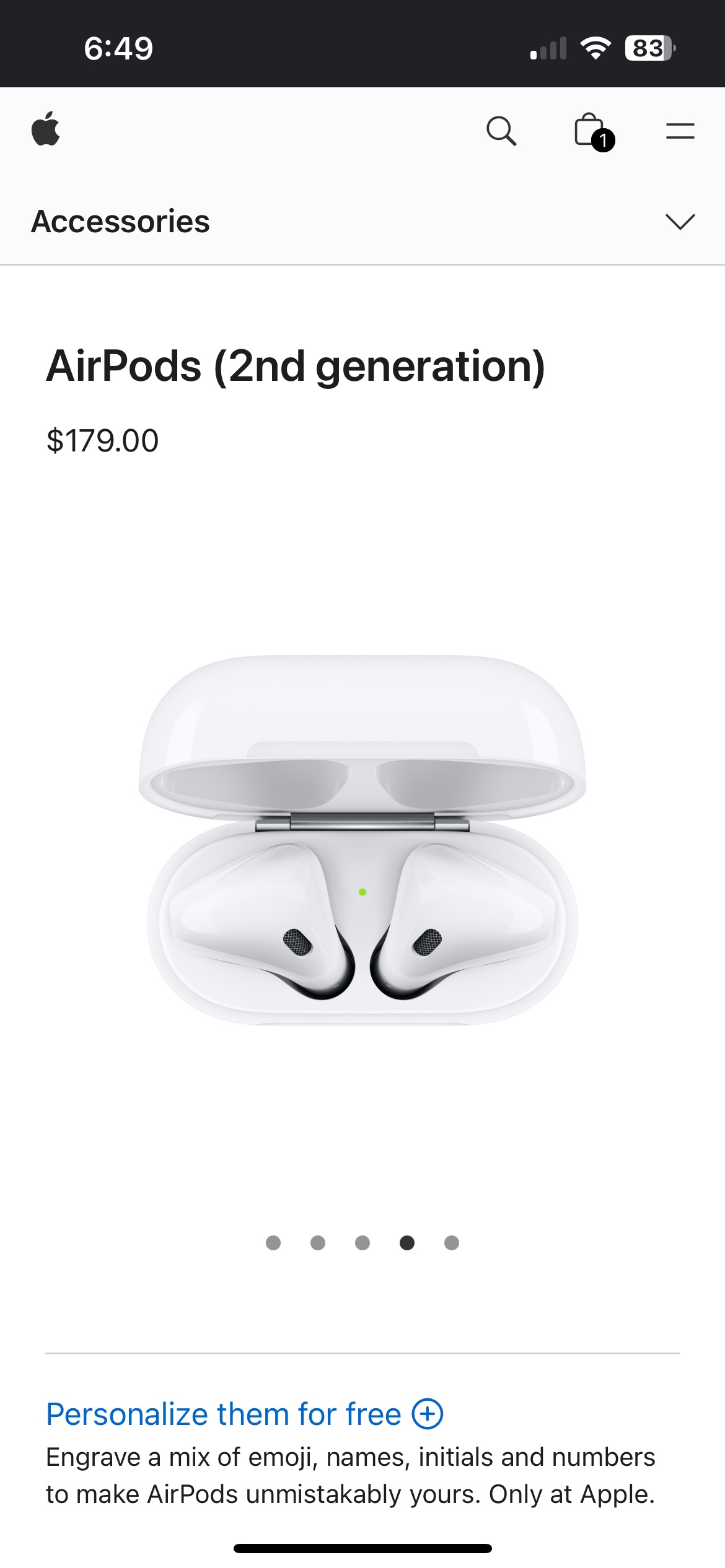 Apple AirPods 2nd Generation: sealed box - photo 4