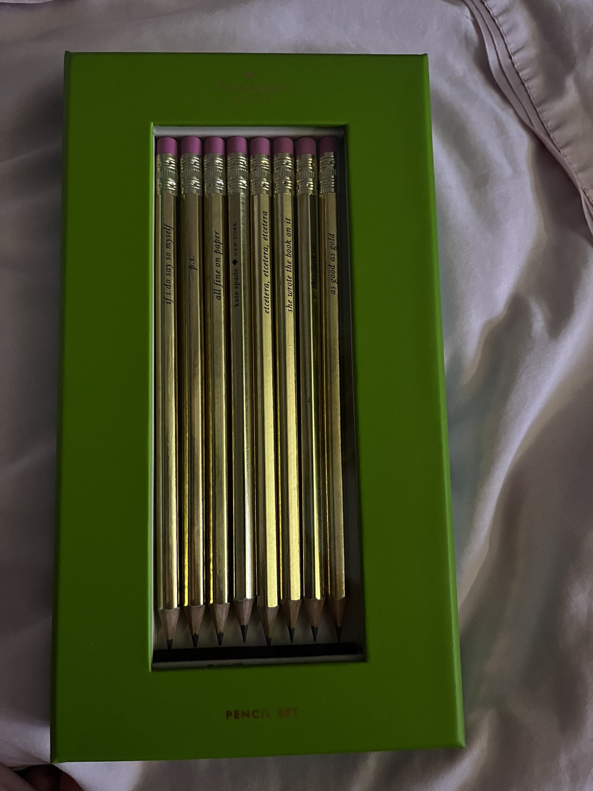 Kate Spade Gold Pencil Set and Kipling set image indicator(4)