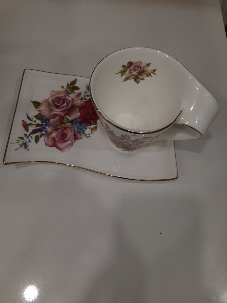 *Teaopia Rose Mug and Pastry Plate. LAST CALL! image indicator(2)