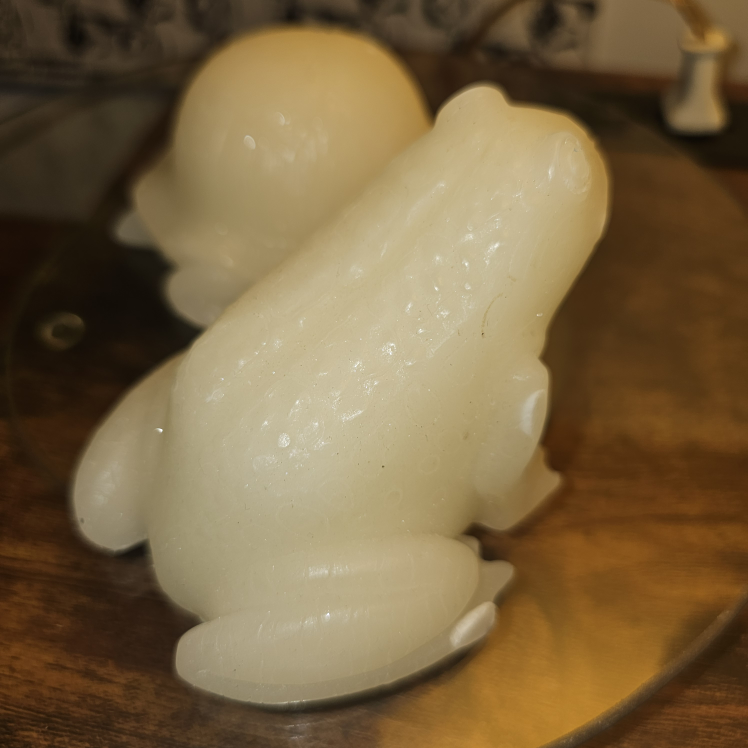 wax faux candles turtle & frog set - photo 3