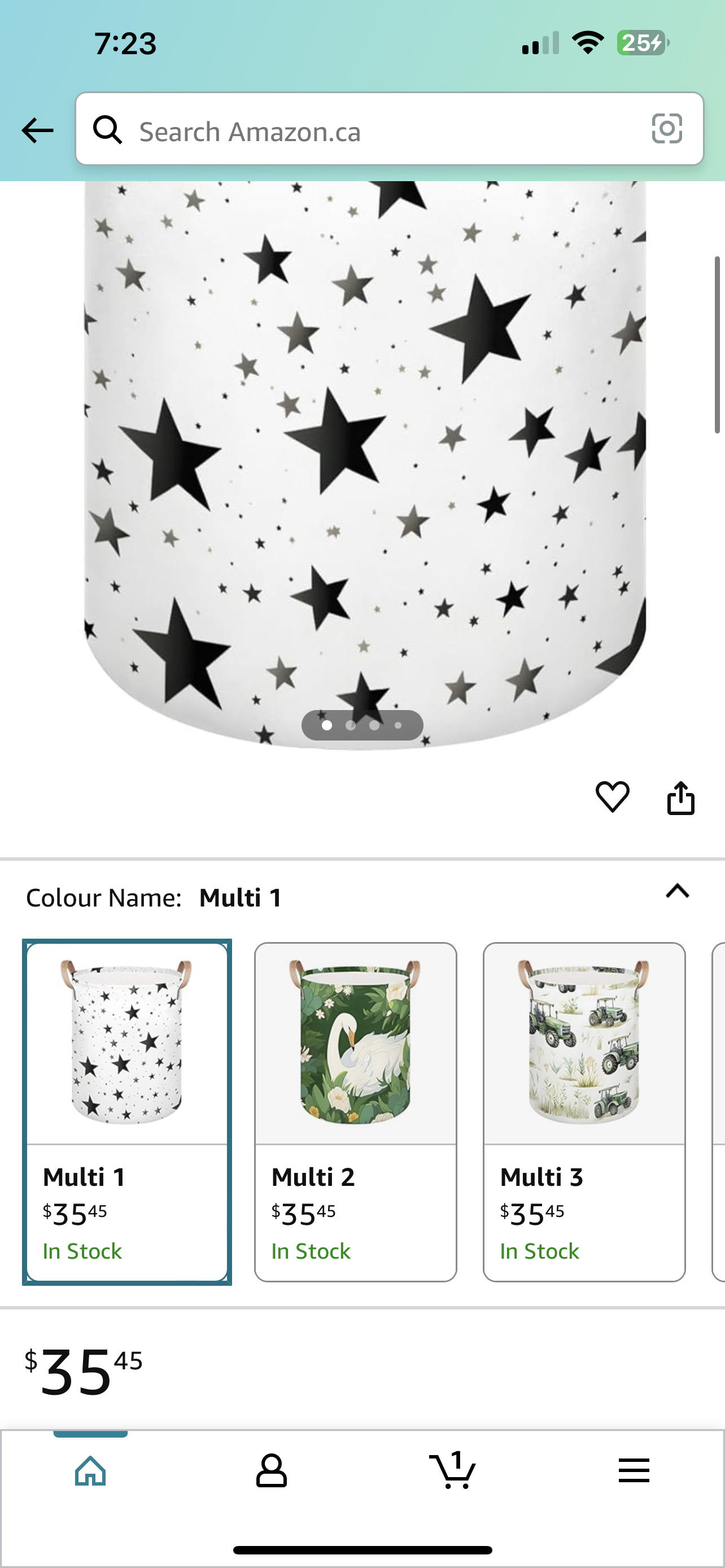 Nursery Hamper Canvas waterproof image indicator(4)