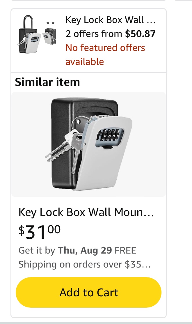 Key Lock Box