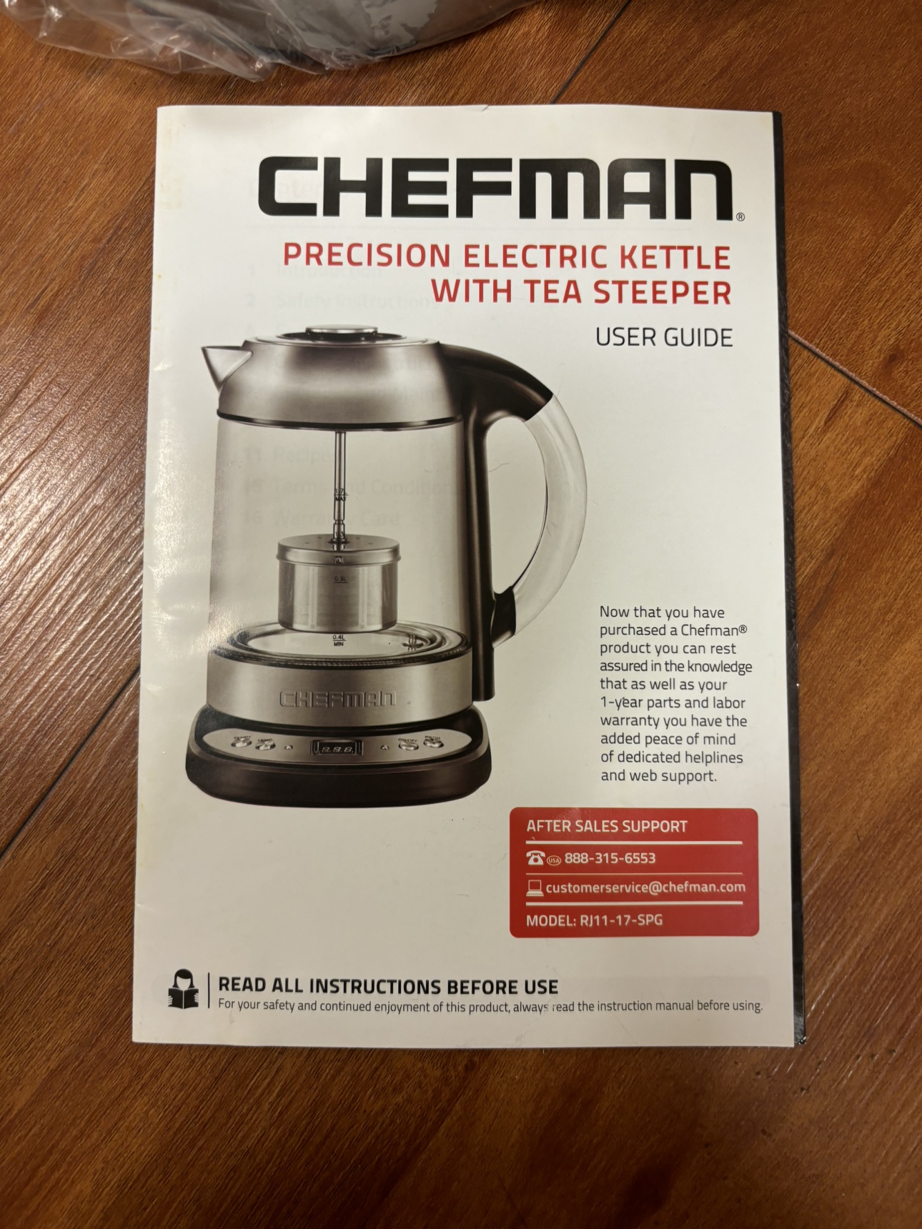 CHEFMAN ELECTRIC KETTLE - photo 3