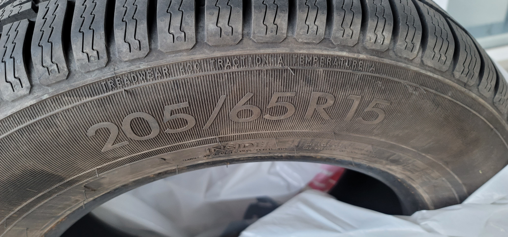 "205/65/15" Like-New All Weather Normad  Tires For Sale - photo 3