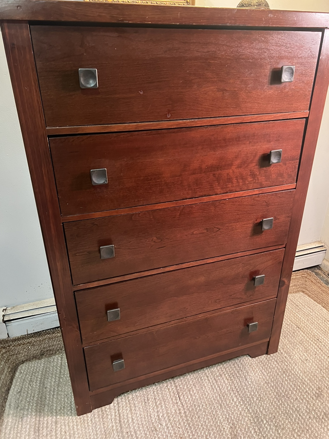 Bassett Wooden 5 Drawers Dresser - Delivery Extra - photo 2