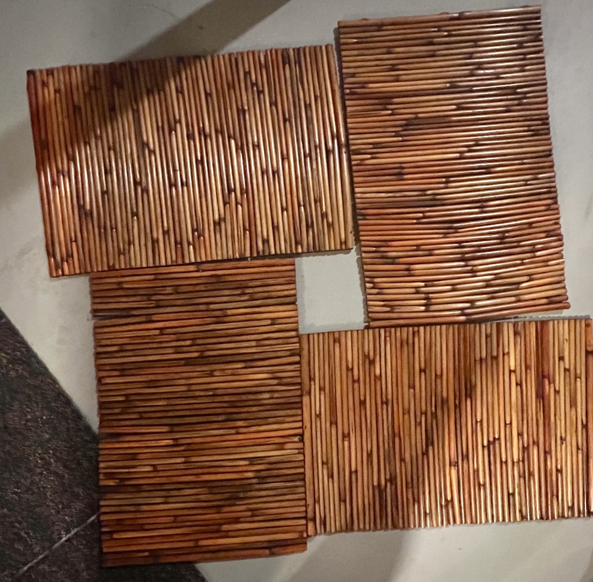 Bamboo Placemats #freecycle