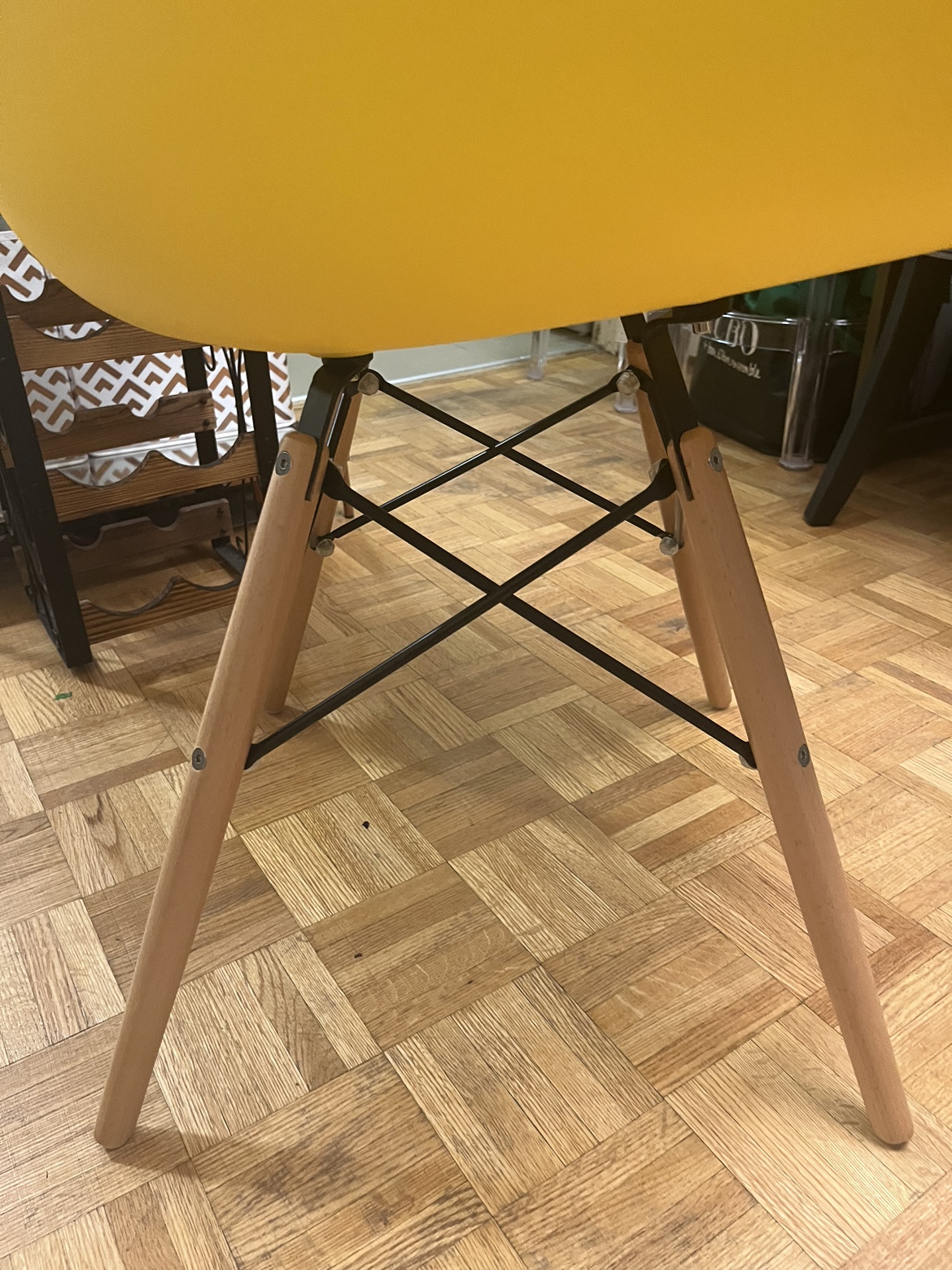 2 New Yellow Chairs - photo 2