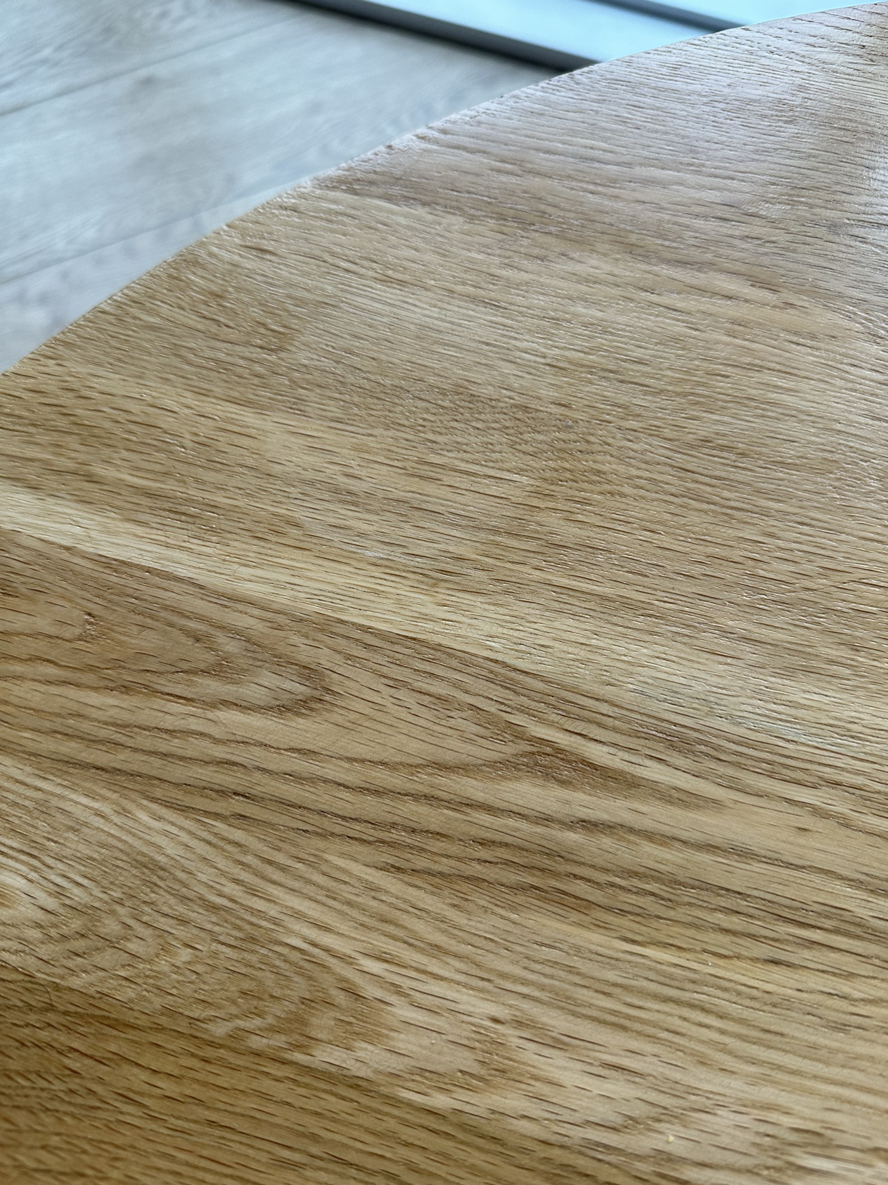 EQ3 extra large solid oak Round Coffee Table - photo 4
