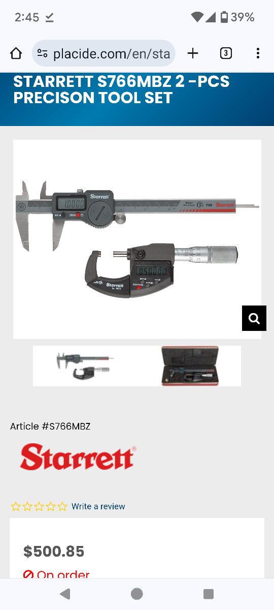 micrometer 1" - photo 2