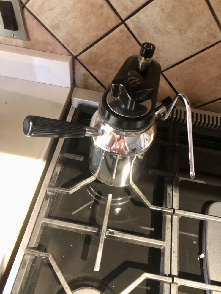 Stovetop Espresso Maker, Cafe Milano, in box thumbnail