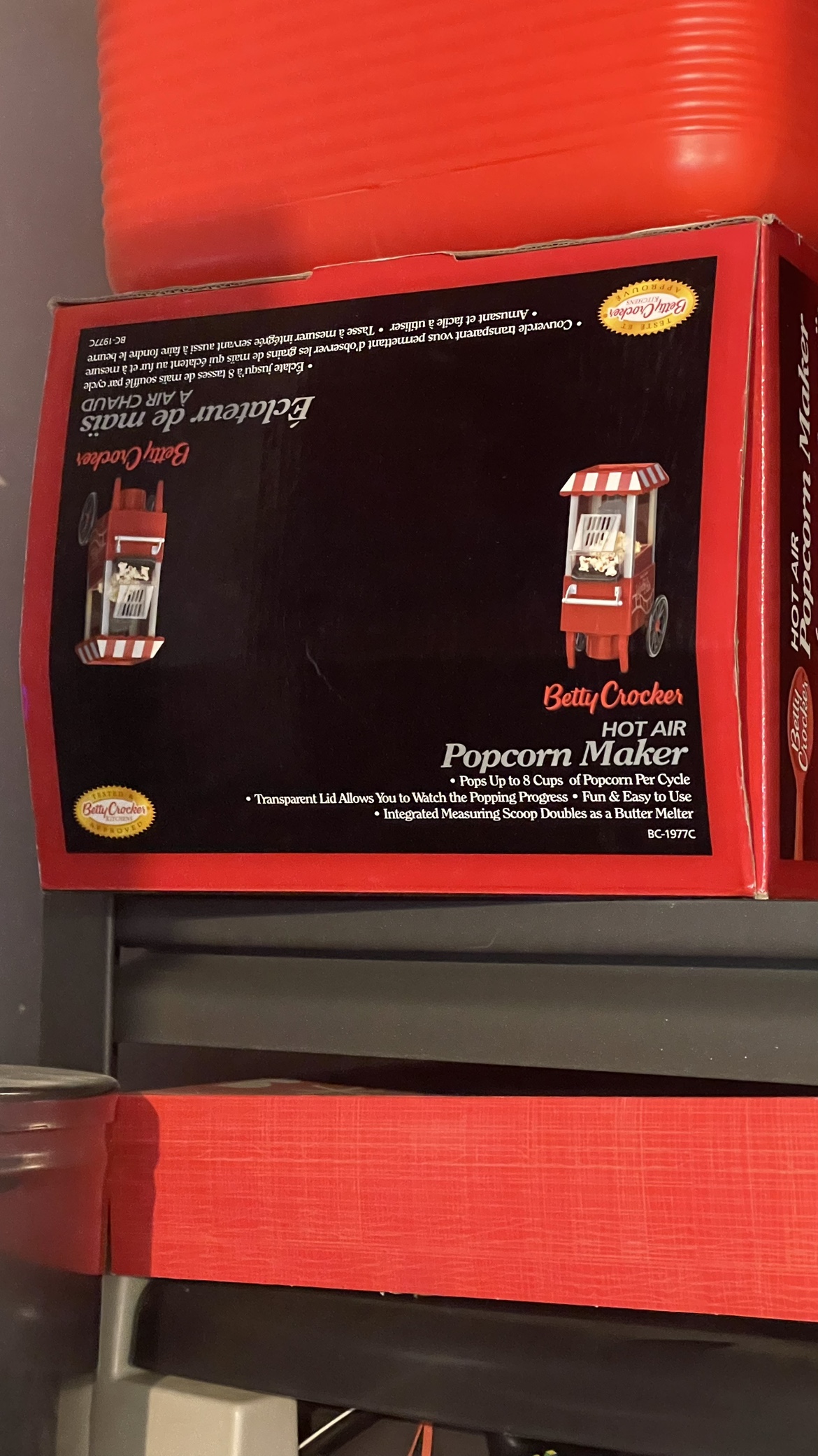 Betty Crocker Hot Air Popcorn Maker