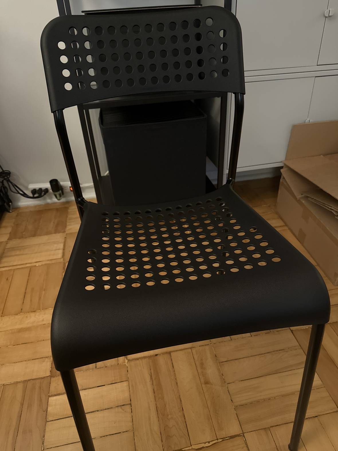 Black Plastic Chair