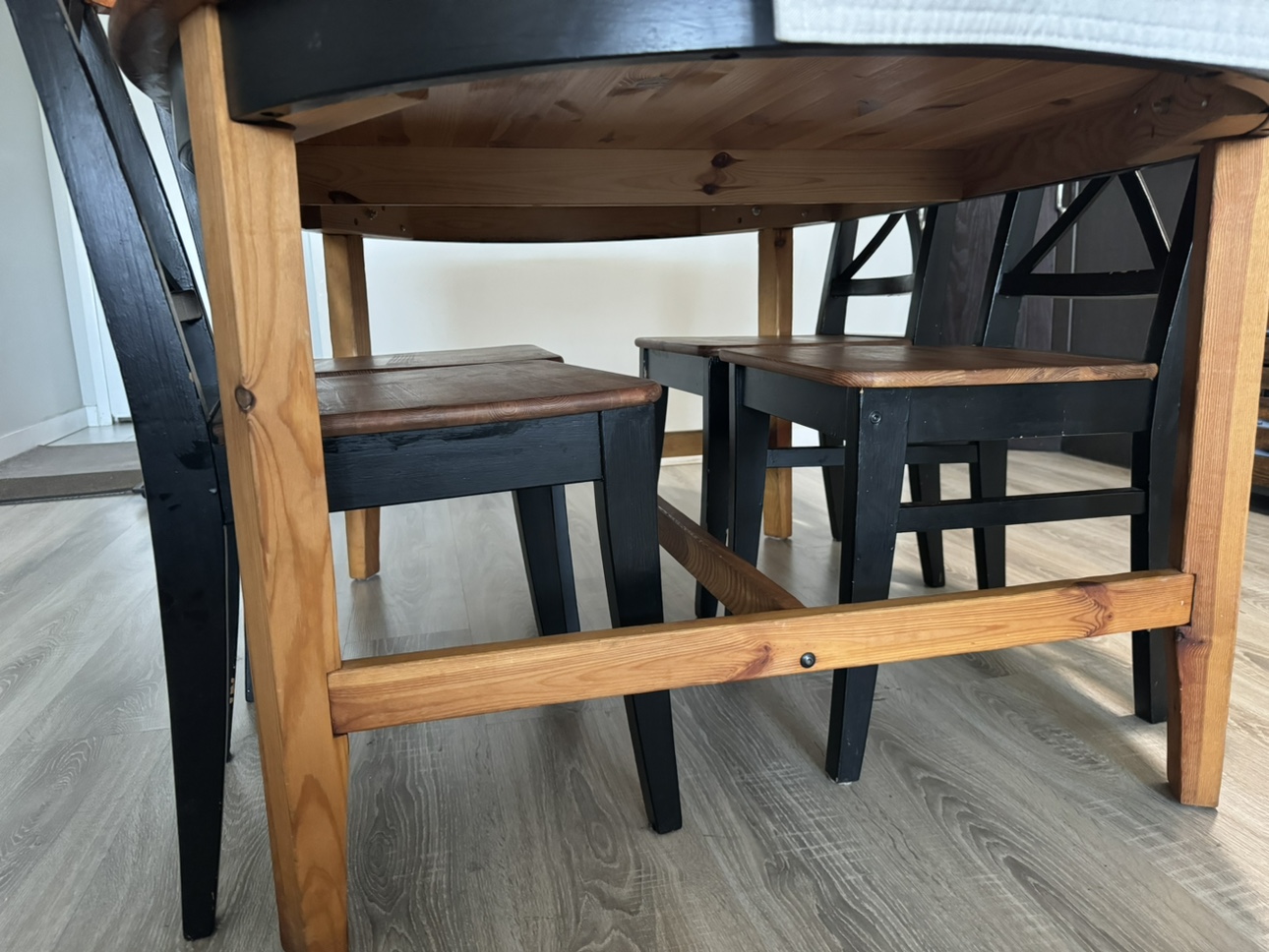 Wooden Dining Table and Chairs - photo 5