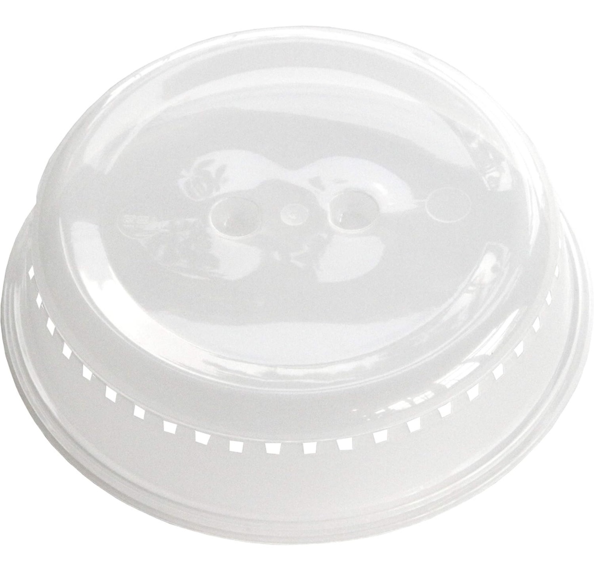 Chef Craft Classic Microwave Cover, 10 inches in Diameter, Clear image indicator(2)