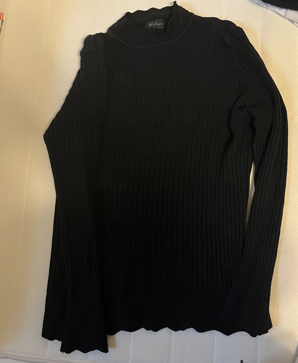 Black Mock Neck Sweater thumbnail