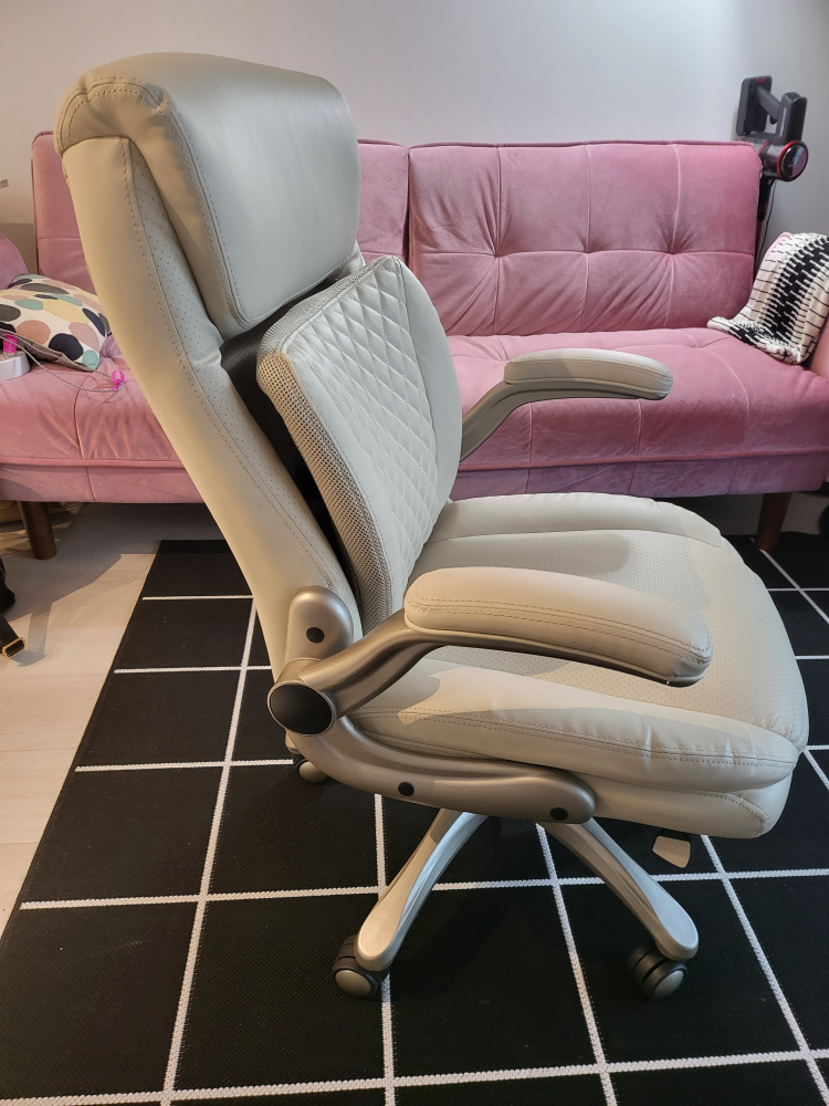 Ergonomic Leather Executive Office Desk Chair - photo 2