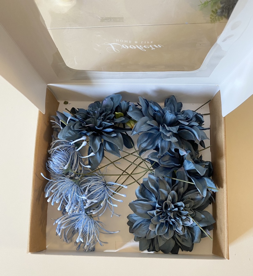 Blue Artificial Flowers