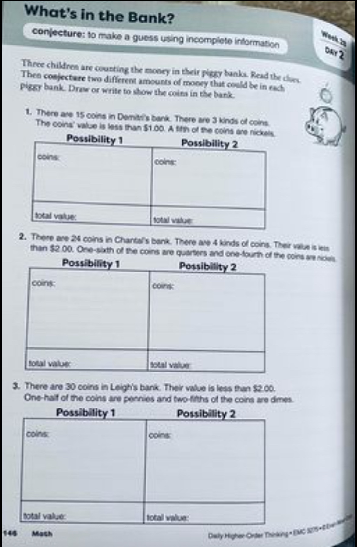 EVAN-MOOR: DAILY HIGHER ORDER THINKING (GR. 5) image indicator(6)