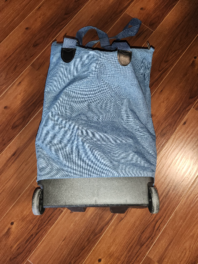 Foldable Shopping Trolley (Blue) thumbnail