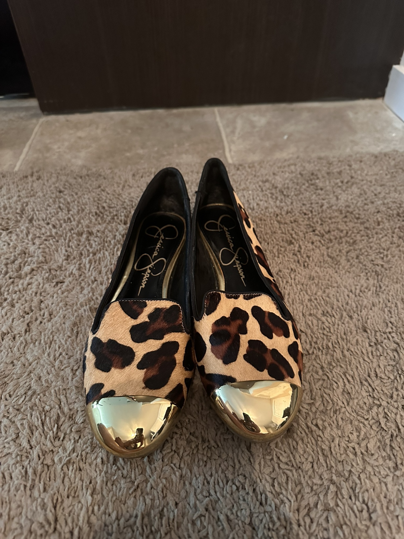 Jessica Simpson Leopard Flats