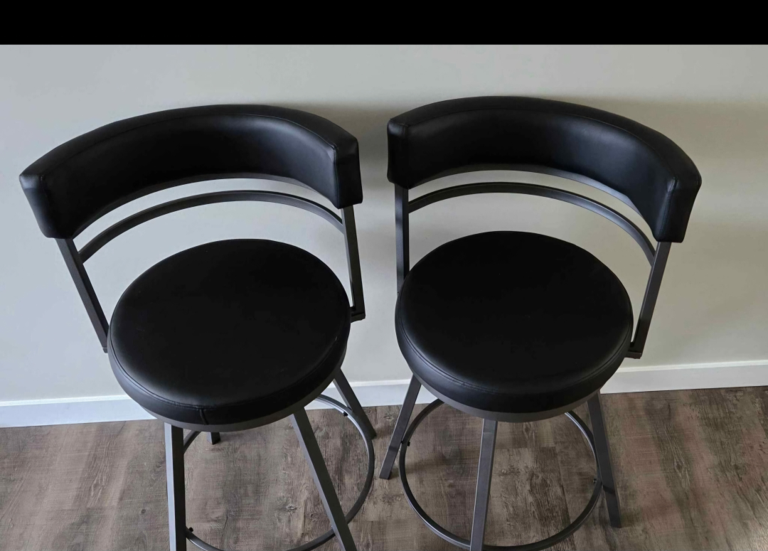 Black Bar Stools BOTH for $30