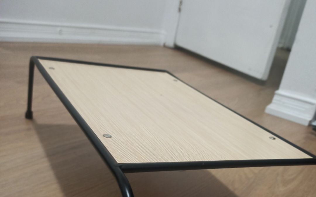 Small Black and Wooden Table Shelf/bed table image indicator(2)