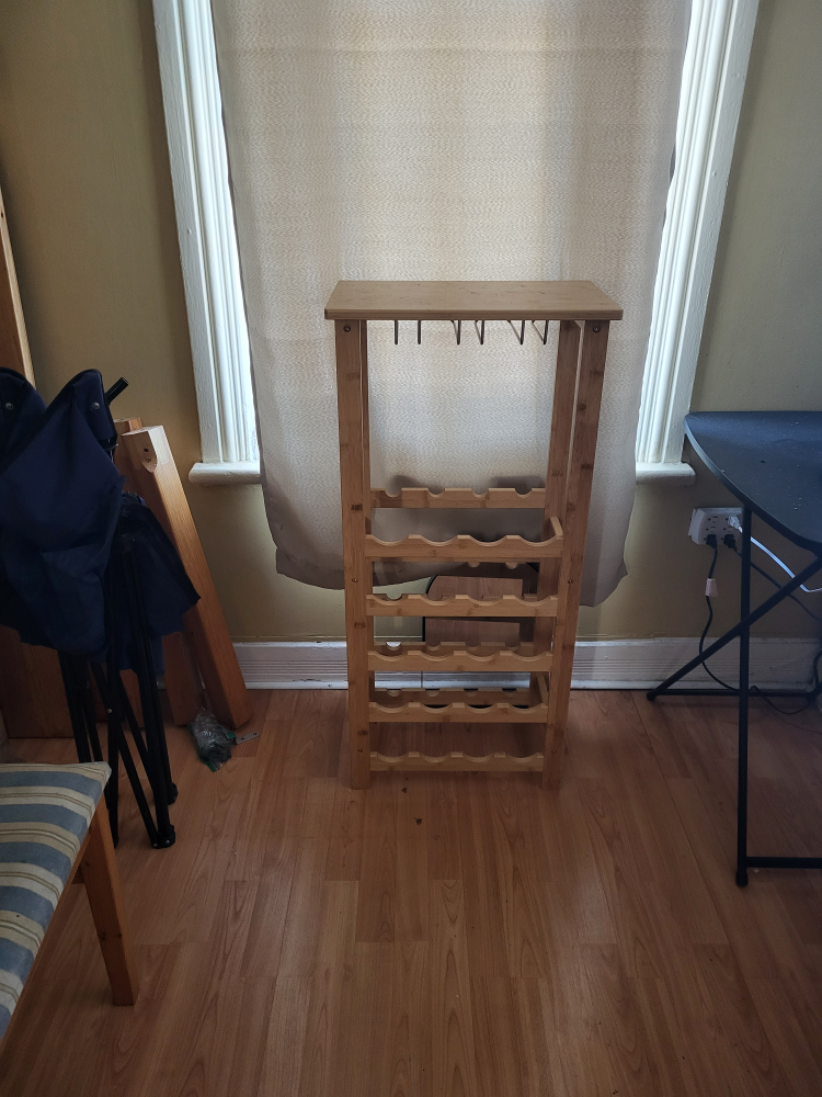 Bamboo wine rack