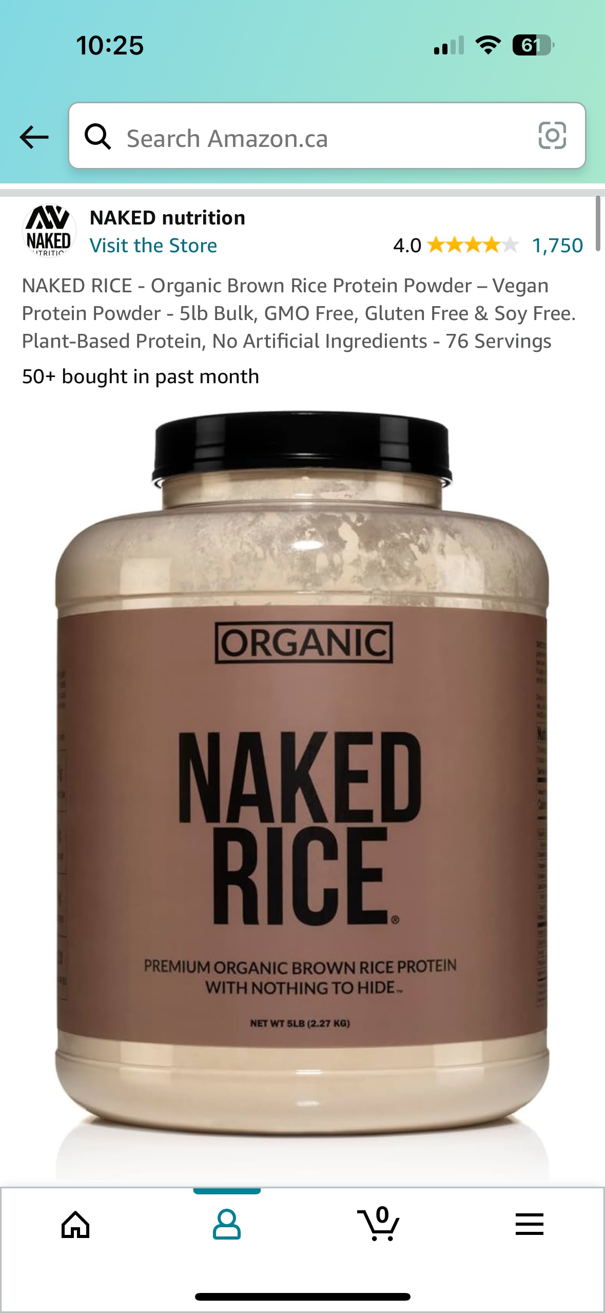 Naked Rice Protein Powder