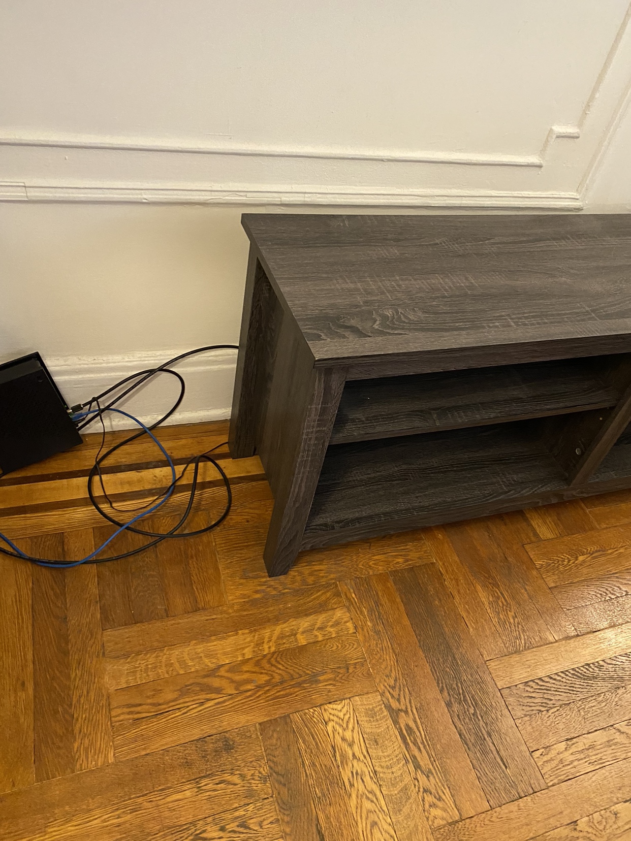 Grey TV display entertainment unit - photo 3