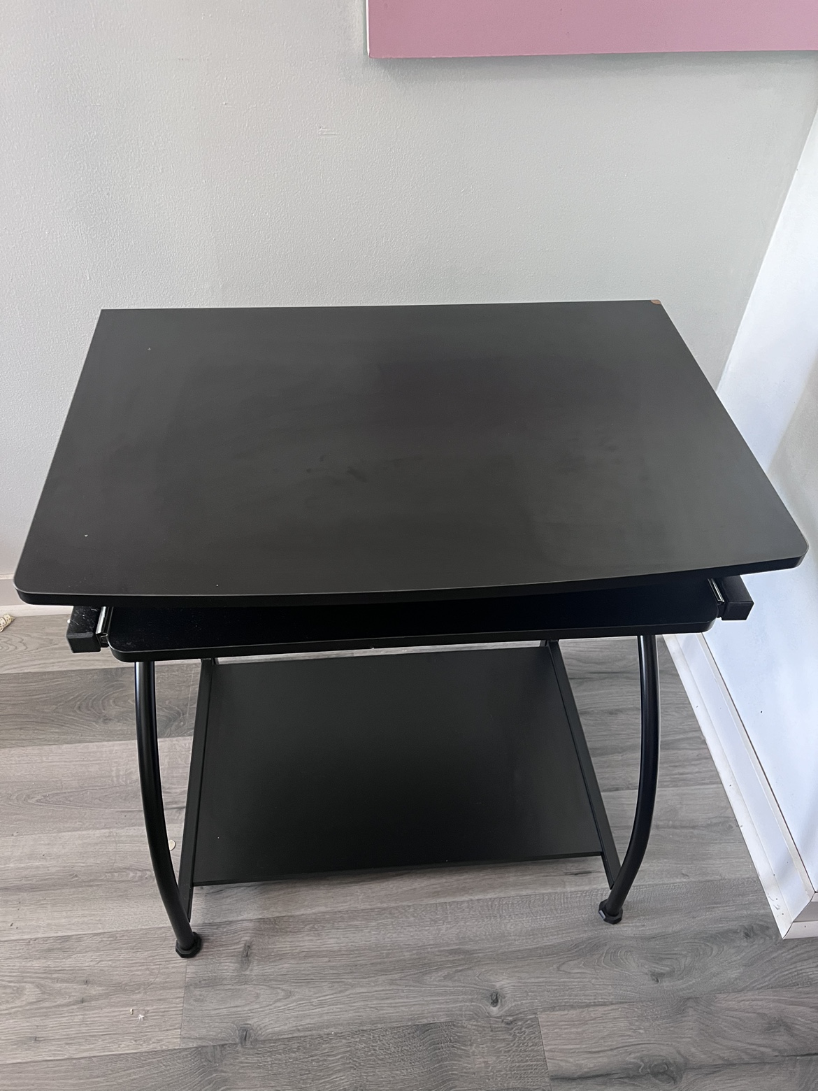 Computer Table with Keyboard Tray