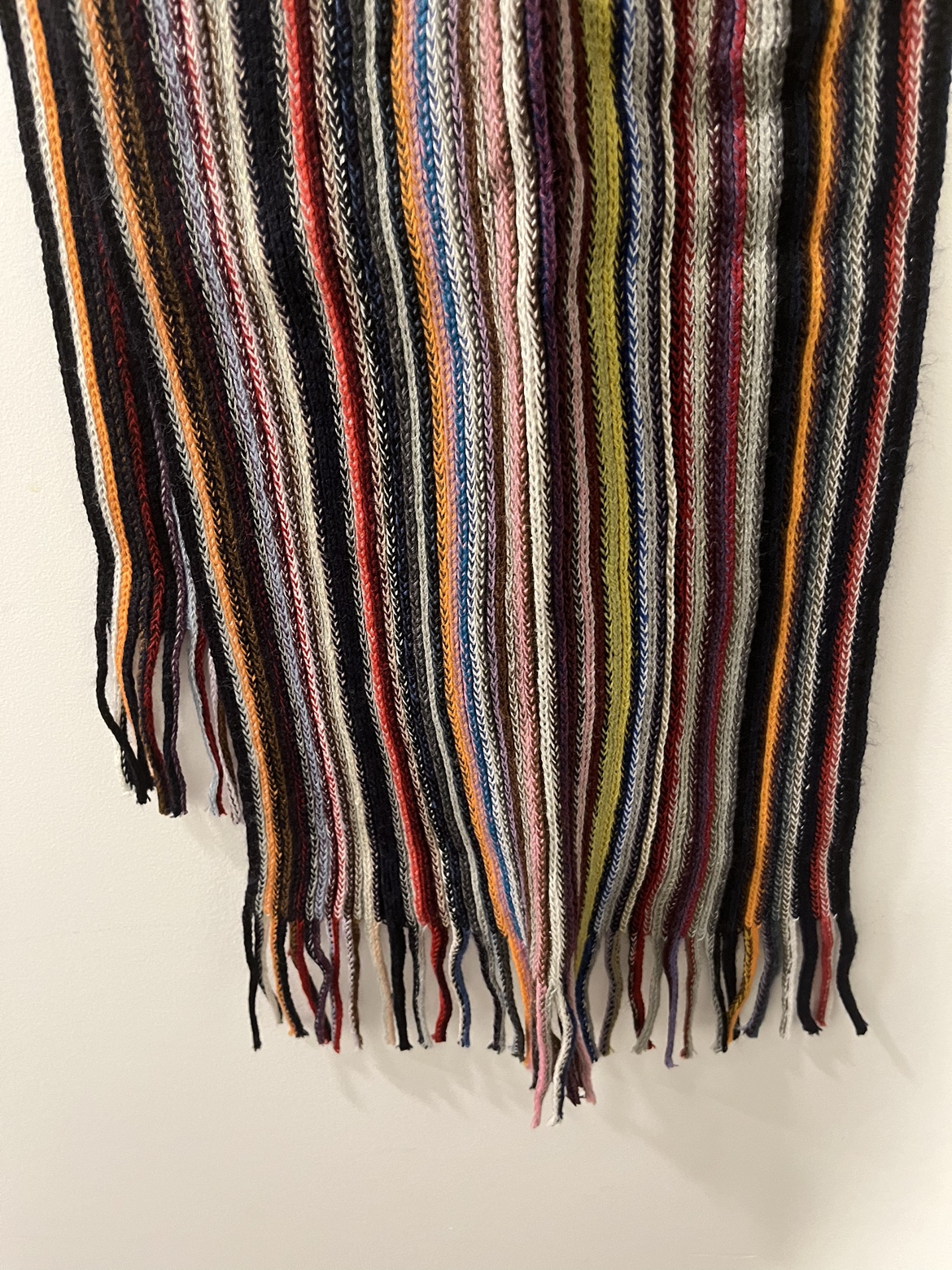 Warm colorful scarf