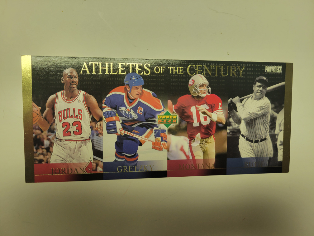 Athletes of the Century from Upper Deck / Jordan / Gretzky