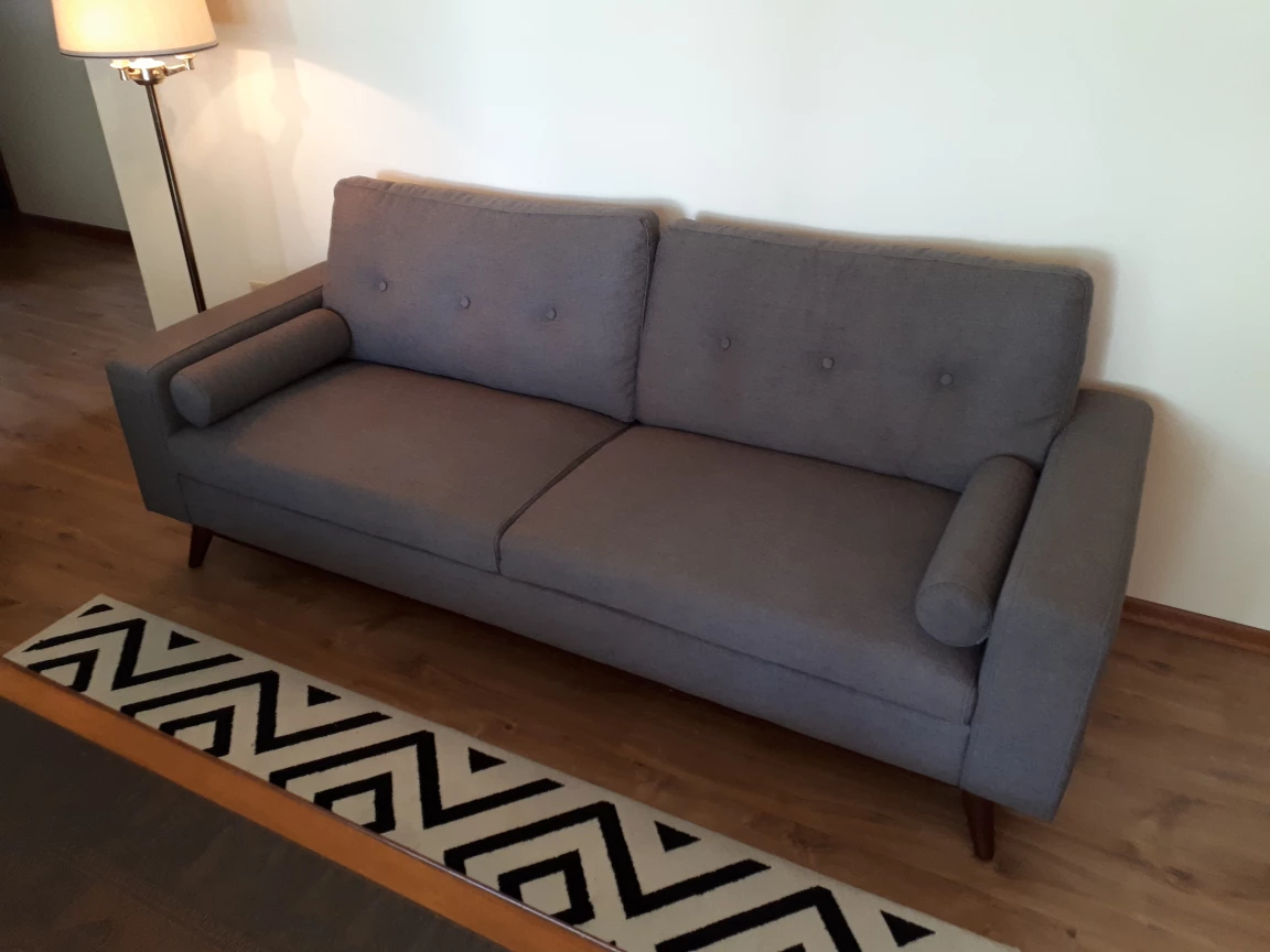 3-seater Danish Style Couch - photo 2