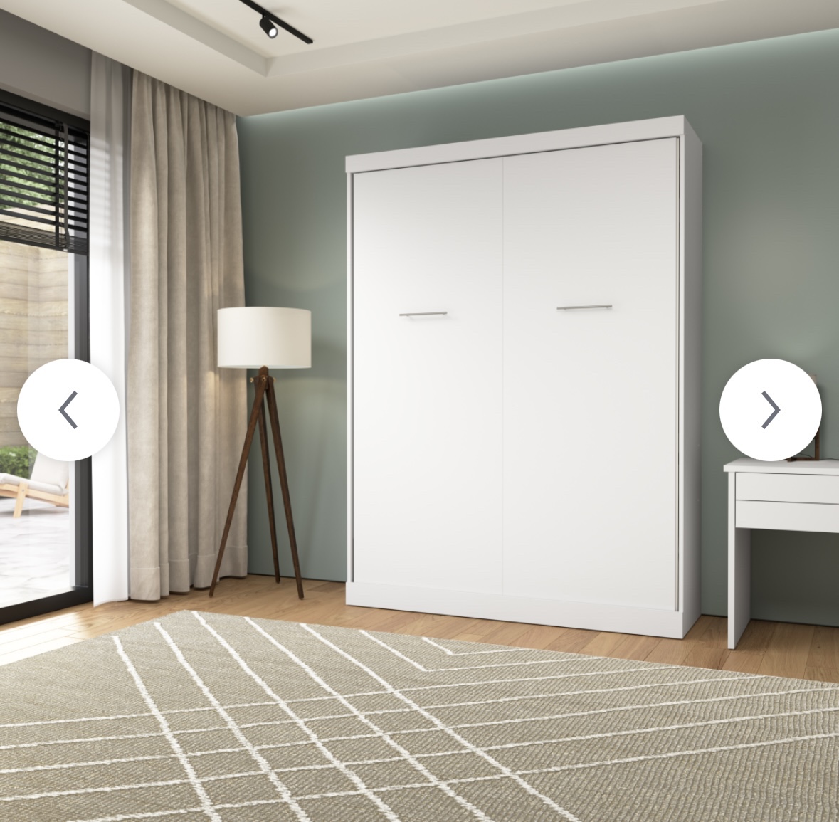 Murphy bed with wardrobe