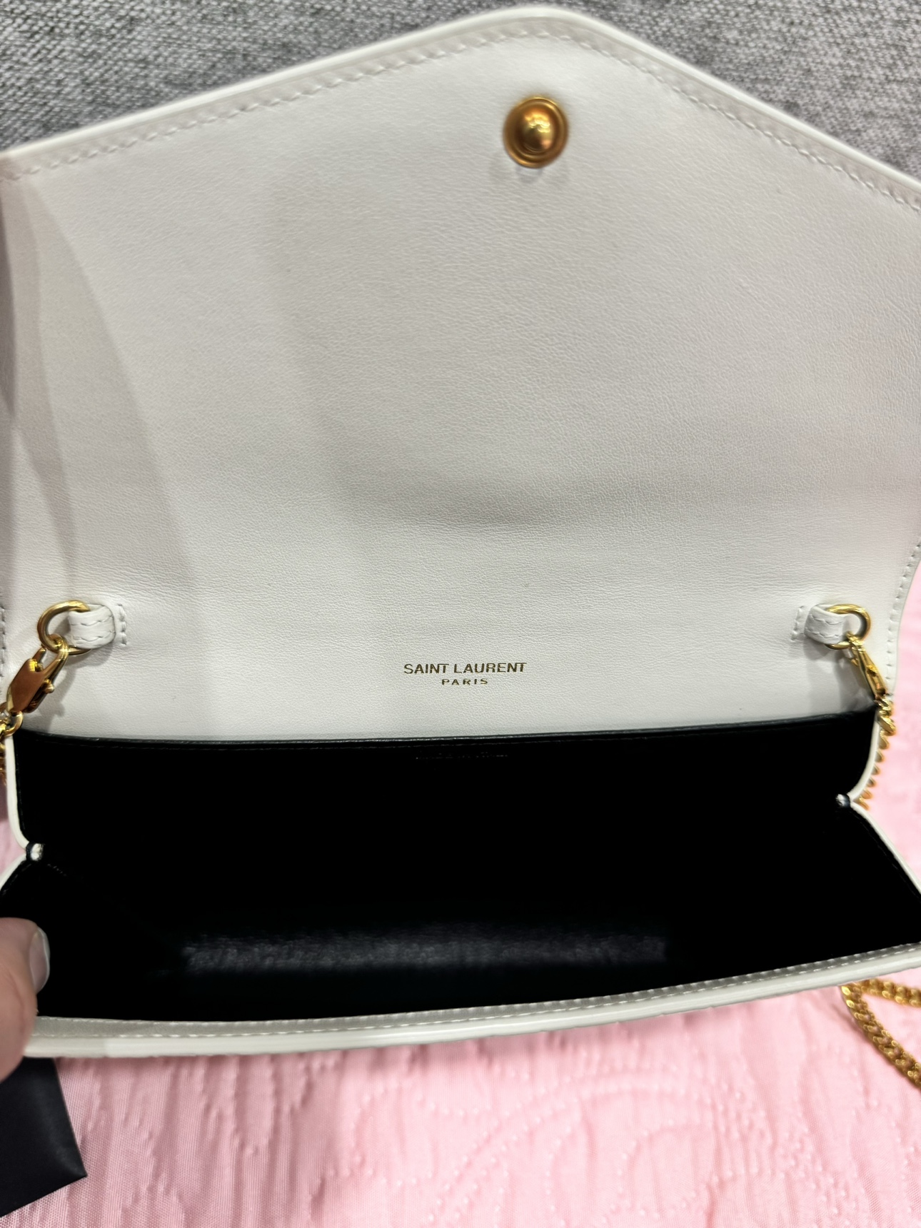 Saint Laurent Wallet on Chain Brandbew - photo 3