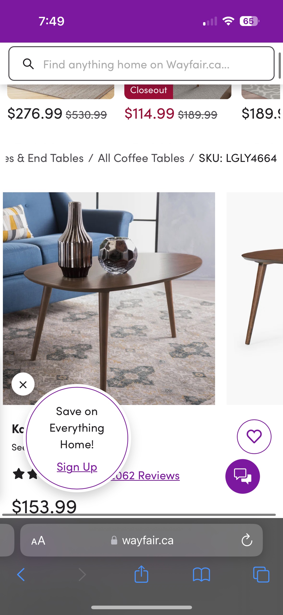 Mid-Century Modern Coffee Table