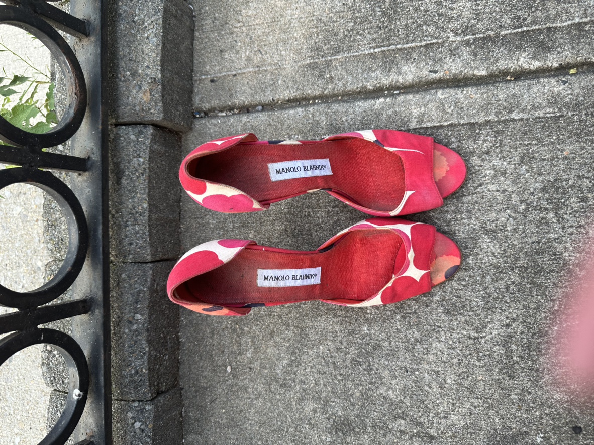Manolo Blahnik Floral Heels - photo 4