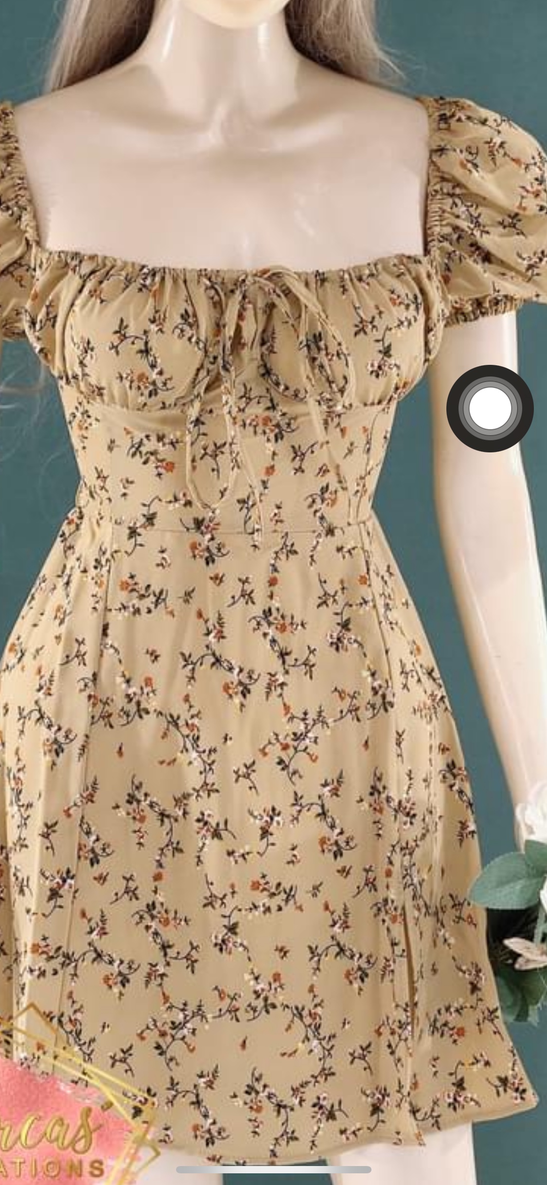 Floral Off the Shoulder Dress thumbnail