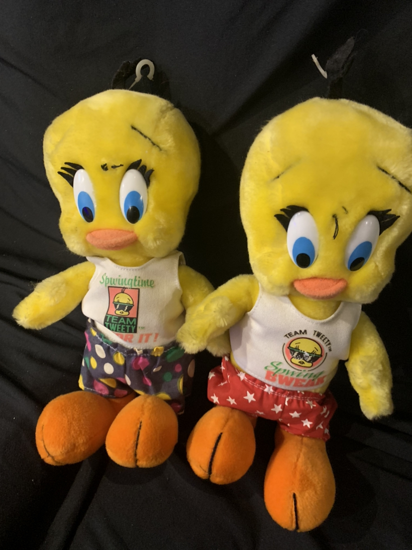 $20 both vintage 1989 tweety 9”