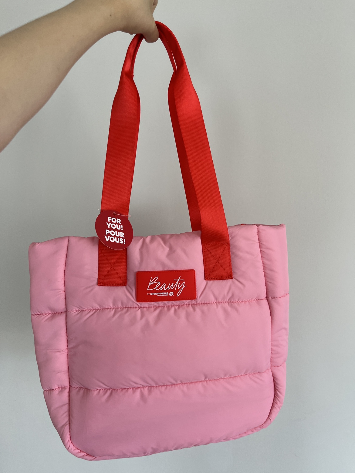 Pink Padded Tote Bag thumbnail