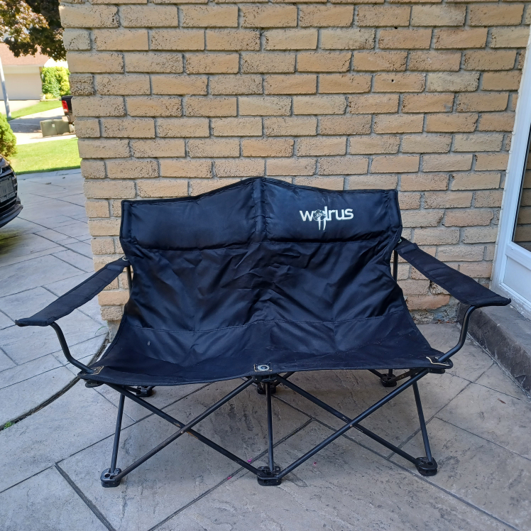 double camping chair