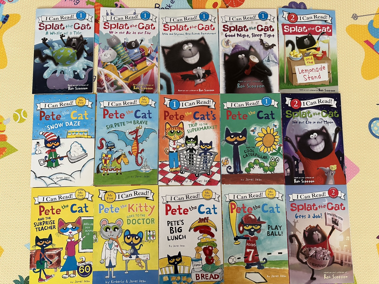 15 Pete the Cat and Splat the Cat Books thumbnail