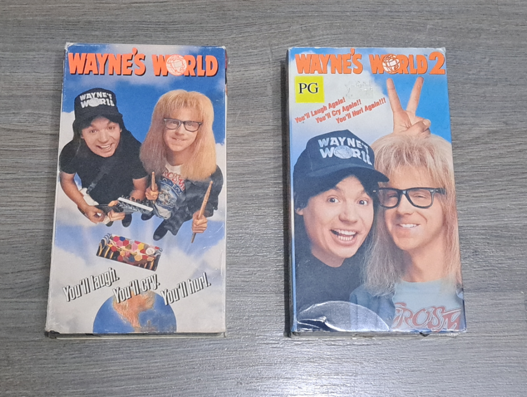 Waynes World VHS LOT