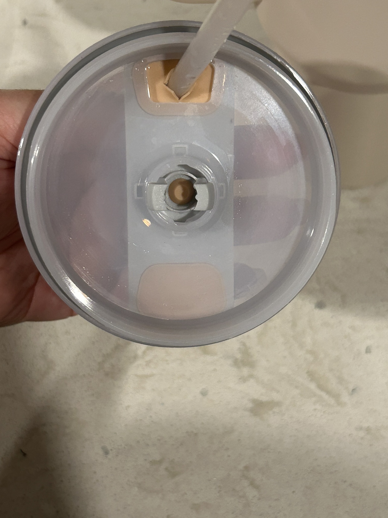 40oz Tumbler with Handle and Straw in light Pink image indicator(3)