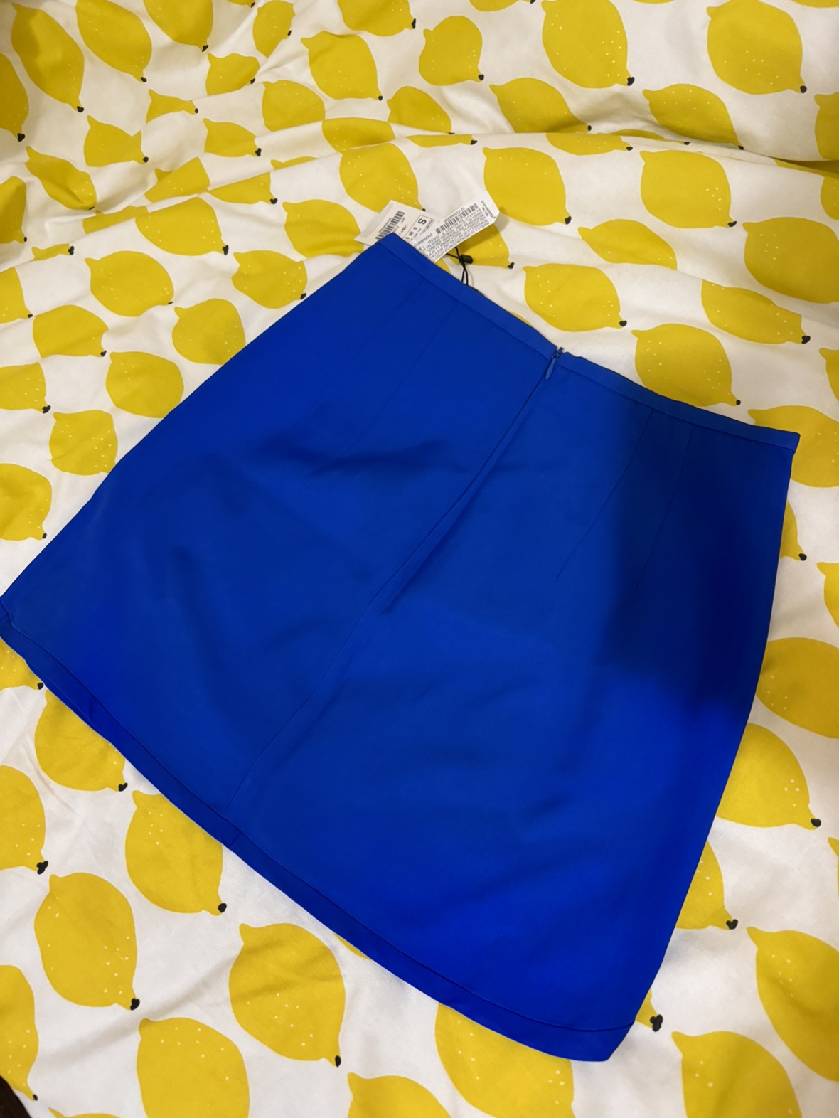 Zara blue mini skirt