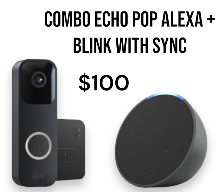 Combo Blink Video Doorbell + Echo Pop thumbnail